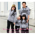 Autumn family hoodies and waistcoat set kids hoodies with hood, mum and daughter hoodies